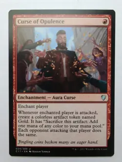 MTG Curse of Opulence (C17) Commander 2017 Regular Rare 024/309 - Image 1