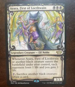 Magic: The Gathering Ayara, First of Locthwain #0013 MUL Rare Regular EN 2023 - Image 1