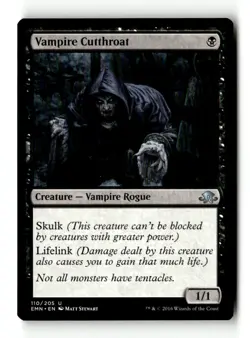 Vampire Cutthroat 110 Uncommon Eldritch Moon Magic: The Gathering Near Mint - Image 1