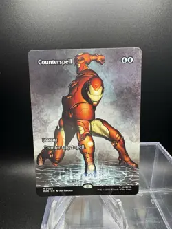 MTG Iron Man Counterspell (Borderless) (0052) Marvel Universe Eternal Regular - Image 1