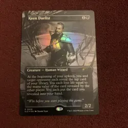 Keen Duelist (Rainbow Foil) Secret Lair Drop Foil - Image 1