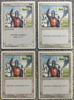 4x Crusade - MTG Magic Banned - Image 1