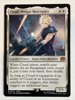 Cloud, Midgar Mercenary - Final Fantasy #010 Mythic Regular magic mtg - Image 1