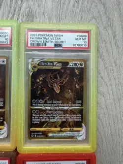 Pokemon Giratina - Palkia - Arceus - Dialga VSTAR - Gold Set Crown Zenith PSA 10 - Image 2