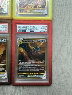 Pokemon Giratina - Palkia - Arceus - Dialga VSTAR - Gold Set Crown Zenith PSA 10 - Image 5