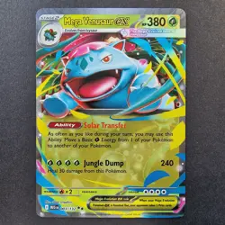 Mega Venusaur ex 003/132 Mega Evolution Double Rare Holo Pokemon TCG English - Image 1