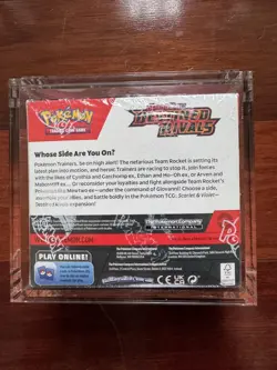 Pokemon TCG Scarlet & Violet Destined Rivals Sealed Booster Box W Acrylic Case - Image 2
