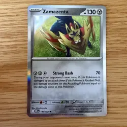 Zamazenta Holo 146/182 – Strong Bash – Legendary Pokemon – Near Mint - Image 1