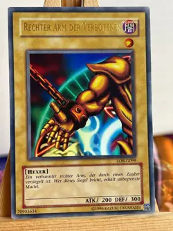 Rechter Arm der Verbotenen LOB-G099 Ultra Rare Deutsch NM YUGIOH - Image 1