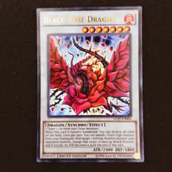 Black Rose Dragon LC05-EN004 Legendary Collection 5D's Limited Edition LP - Image 1