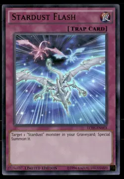 Stardust Flash Legendary Collection 5D's LC05-EN003 Ultra Rare Yugioh LP - Image 1