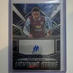 Panini 2023-24 Obsidian Aaron Ramsey Lightning Strike LS-AR Rookie Auto /199 - Image 1