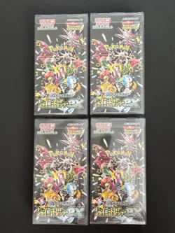 Pokemon Japanese 2023 Shiny Treasure EX Booster Box w/Plastic Protector Lot of 4 - Image 1
