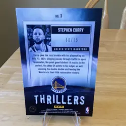 Panini 2023-24 Phoenix Thrillers Stephen Curry #3 Purple 60/75 Warriors - Image 2