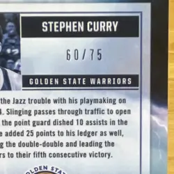 Panini 2023-24 Phoenix Thrillers Stephen Curry #3 Purple 60/75 Warriors - Image 3