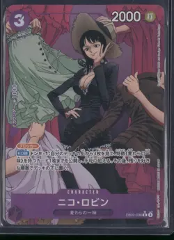 Nico Robin EB02-036 Rare Anime 25th collection One Piece Japanese Near Mint - Image 1