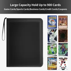 Trading Cards Album Folder 900 Pockets Card Binder Holder for Collection Cards - Image 4