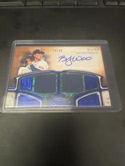 2026 Topps Tier One Bryan Woo Dual Relic Auto 76/99 - Image 1