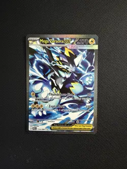 Mega Zeraora EX 114/084 Pitch black Ultra Rare SIR Holo Pokemon TCG Card - Image 1