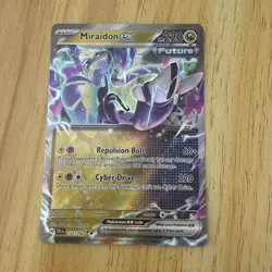 pokemon cards tcg Miraidon EX Double Rare Temporal Forces 122/162 - Image 1