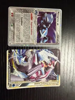 Pokemon TCG 2-Card Holo Foil Lot Metagross ex 95/108, Palkia Dialga LEGEND - Image 1