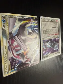 Pokemon TCG 2-Card Holo Foil Lot Metagross ex 95/108, Palkia Dialga LEGEND - Image 2