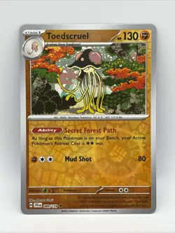 089/159 TOEDSCRUEL | REVERSE HOLO | JOURNEY TOGETHER POKEMON CARD - Image 1