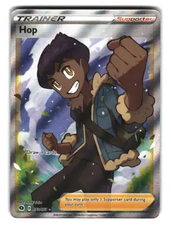 Hop 073/073 Full Art Holo Champion’s Path Pokemon Card - Image 1