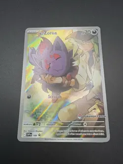 N's Zorua 189 IR Holo ETB Black Star Promo Pokemon Center Journey Together - Image 2