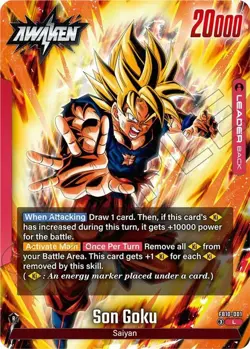 Son Goku FB10-001 L Dragon Ball Super Card - Image 1