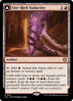 NM Ore-Rich Stalactite, MTG, LCI Commander, Magic the Gathering, 11 - Image 1