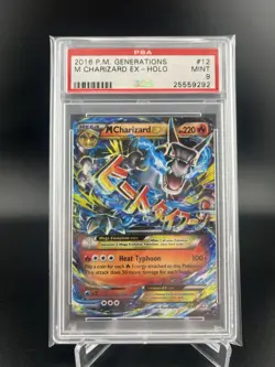 M Charizard EX 12/83 Generations Holo Psa 9 Pokemon Tcg NM - Image 1