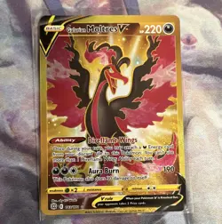 Pokemon TCG Galarian Moltres V 183/172 Brilliant Stars Secret Rare Holo - Image 1