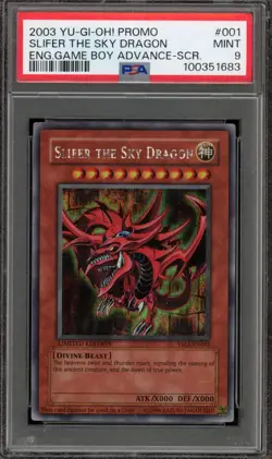 Yu-Gi-Oh! Slifer The Sky Dragon Movie ANI -Manga YMA-EN001 Mislabeled PSA 9 - Image 1