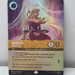 Aurora Holding Court Epic 206/204 Lorcana Fabled NM/VF RARE Princess Disney C - Image 1