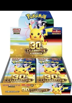 🇯🇵 PRE-ORDER Pokemon 30th CELEBRATION anniversary - SEALED DISPLAY (M6A) - Image 1