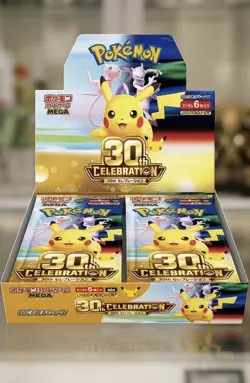 🇯🇵 PRE-ORDER Pokemon 30th CELEBRATION anniversary - SEALED DISPLAY (M6A) - Image 1