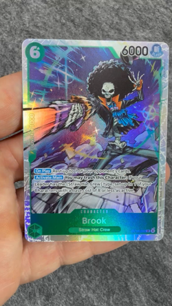 One Piece Card Game Brook OP15-032 R Foil Character 6000P Slash Kami’s Island - Image 2