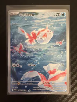 POKEMON TCG Pitch Black GOLDEEN IR Illustration Rare Card 087/084 ENGLISH - Image 1