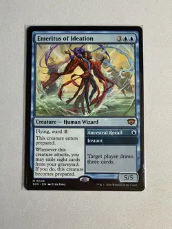 Magic The Gathering - Secrets Of Strixhaven - Emeritus of Ideation Regular MTG - Image 1