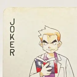 Professor Oak Pokemon Green Venusaur Playing Cards 1996 Nintendo Japanese Anime - Image 2