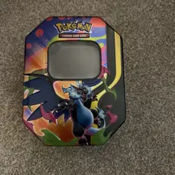 Pokemon TCG Mega Charizard X Tin - inc Promo, No Packs - Image 1