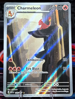 Pokemon TCG Charmeleon Scarlet & Violet-151 169/165 Holo Illustration Rare - Image 1