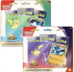 x2 Pokemon TCG 30th Anniversary Celebration Tech Stickers PRESALE PREORDER - Image 1
