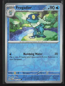 Frogadier Common SV06: Twilight Masquerade 057/167 NM Pokemon Card Reverse Holo - Image 1