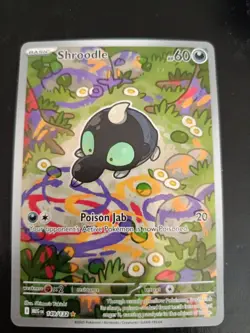Shroodle 149/132 - Illustration Rare - Mega Evolution Pokemon - NM - Image 1