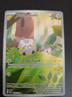 Togedemaru 104/094 - Phantasmal Flames Illustration Rare - Pokemon NM - Image 1