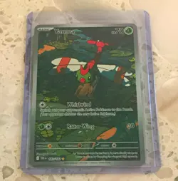 Pokemon TCG Yanma 183/182 Sv10 Destined Rivals Illustration Rare Holo - Image 1