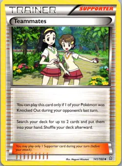 Pokemon TCG Teammates 141/160 Primal Clash LP - Image 1