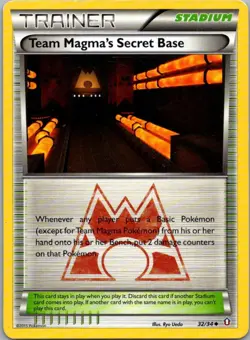 Pokemon TCG Team Magmas Secret Base 32/34 Double Crisis LP - Image 1